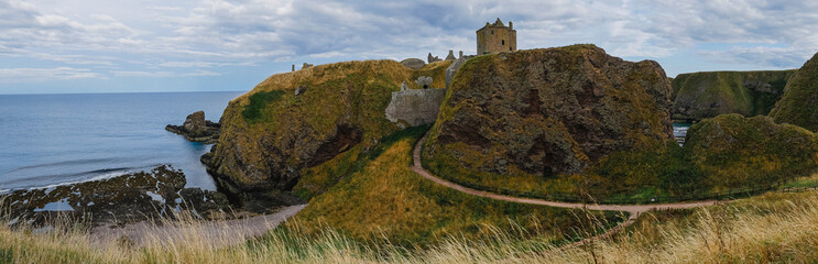 Dunnottar Castle in Aberdeenshire, Scottland