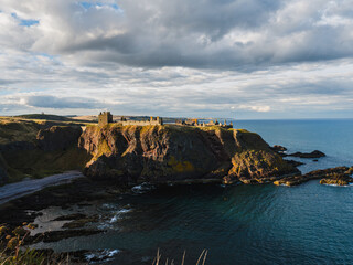 Dunnottar Castle in Aberdeenshire, Scottland