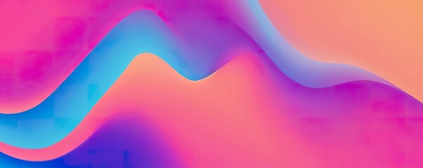 futuristic gradient wavy colorful background