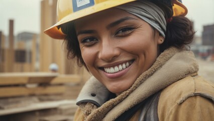 Construction Worker On Duty