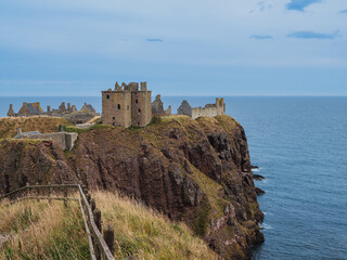 Dunnottar Castle in Aberdeenshire, Scottland