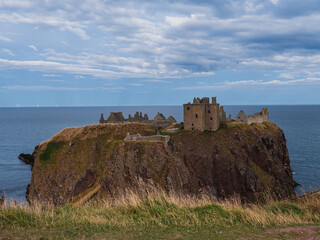 Dunnottar Castle in Aberdeenshire, Scottland