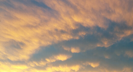 clouds in sunset