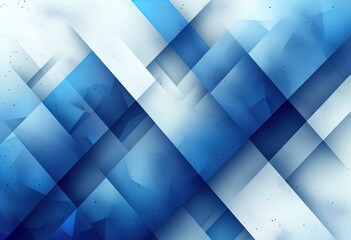 Fototapeta premium abstract blue background with triangles