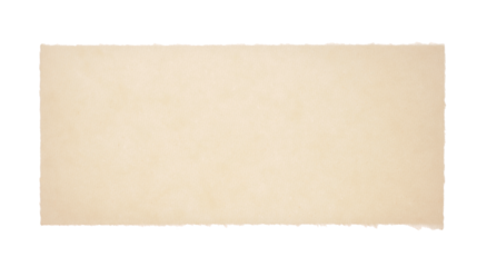 PNG Torn empty beige pieces texture old craft paper isolated on transparent background.
