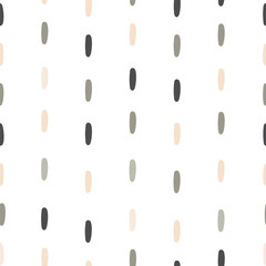 Scandinavian boho color drop, seamless pattern scrapbook paper design, nursery vector icon doodle
