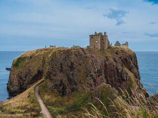 Dunnottar Castle in Aberdeenshire, Scottland