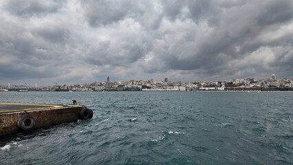 A view from the Bosphorus in Istanbul