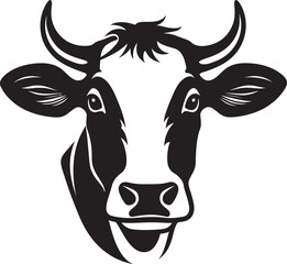 Playful Cow Vector PatternsDetailed Cow Vector Drawings