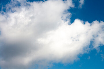 Naklejka na ściany i meble Clouds in the sky. clear sky, nature background
