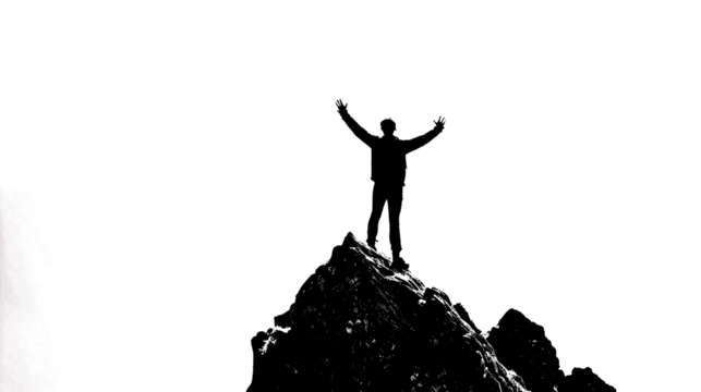 Victory Over Heights Mountain Summit Success