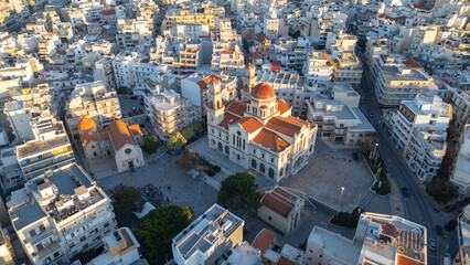 Fototapeta premium Saint Minas Cathedral Church in Heraklion Crete