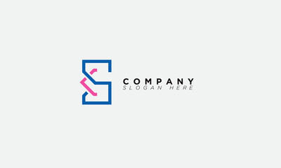 KS creative and coloful logo for banding and company icon