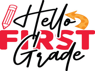 Back to school vector eps, Illustration of hand drawn sketch of Back to school eps, first day of school tshirt design