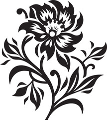 Ethereal Noir Garden Sonata Vectorized BloomsSable Twilight Petal Whispers Noir Vectors