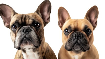 Two dogs standing side by side. Perfect for pet lovers or animal-themed designs