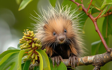 Fototapeta premium PORCO-ESPINHO fofo