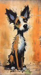 Cute Kawaii Dog drawing