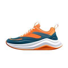 Cutout of a Comfortable Jogger/Sneaker Isolated Against a Transparent Background (PNG) - AI Generative