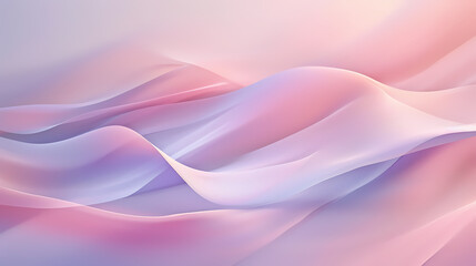 Soft Pastel Abstract Flowing Waves
