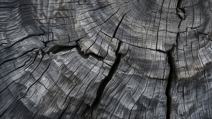 Textured Tranquility: Warm Gray Cut Wood. Generative AI