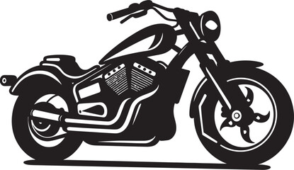 Shadowy Moto IllustrationUrban Roadster Silhouette