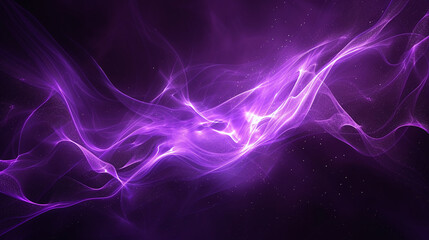 Ethereal Purple Energy Flow Abstract Background

