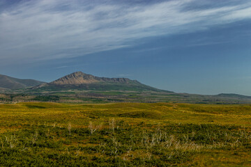 Fototapeta premium Roadside Waterton Lakes National Park Alberta Canada