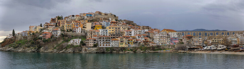 Fototapeta na wymiar panorama Kavala town