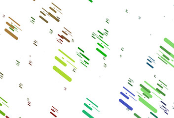 Light Multicolor, Rainbow vector pattern with narrow lines.
