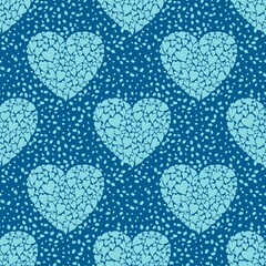 Valentines hearts seamless love pattern for wrapping paper and fabrics and linens and kids accessories