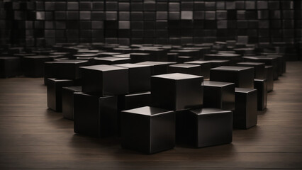 abstract cube background. abstract 3d cubes 