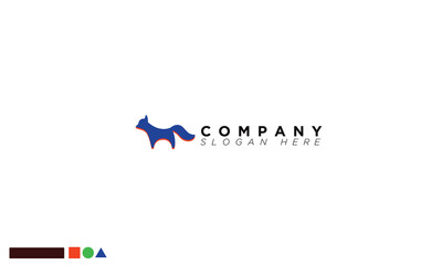 wolf creative and attractive logo for company and branding 