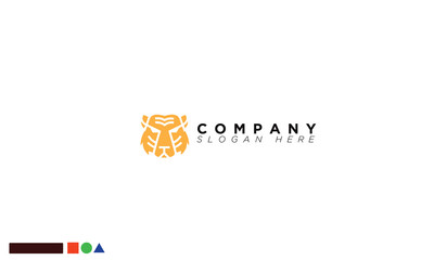 tiger creative and attractive logo for company and branding 