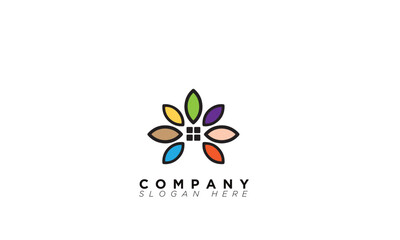 home creative and attractive logo for company and branding 