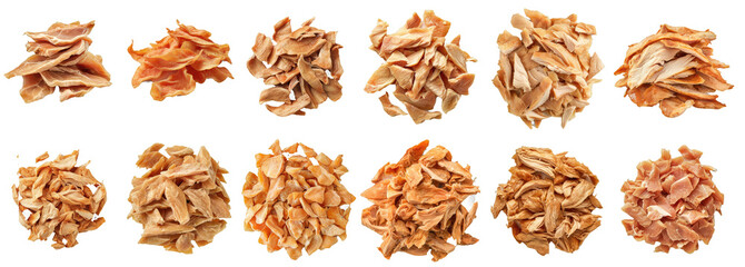 set of dried chicken slices 