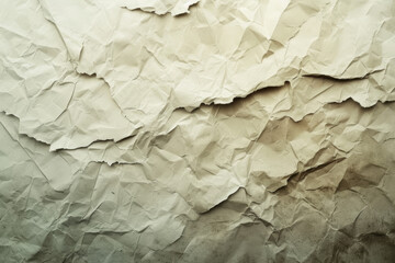 Fototapeta premium Crumpled and torn white paper texture