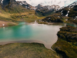 lake Caminante in Ushuaia, Argentina