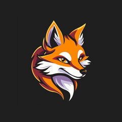 Obraz premium red fox illustration