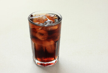 Iced Cola in A Glass