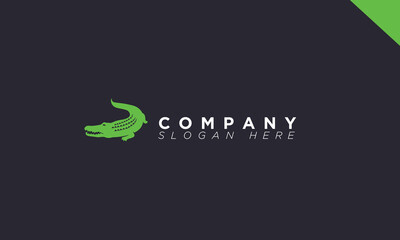 Crocodile Creative and colorful logo for branding and company