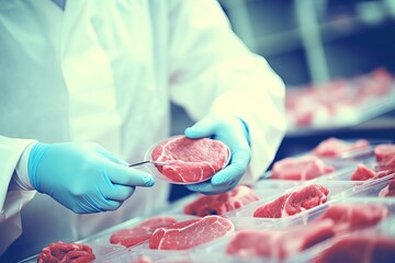 Lab-grown meat protein, cultivating high-quality meat in a laboratory using stem cells