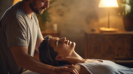 Scenes of a sports massage session, capturing the dynamic and targeted approach to muscle recovery.