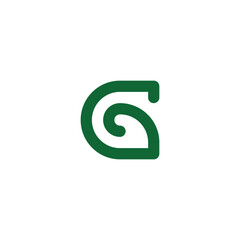 green logo letter g vector symbol