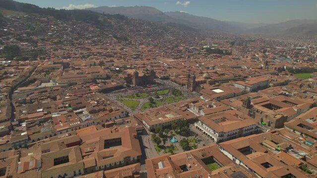 Cuzco Main Square Corpus Christy Celebration