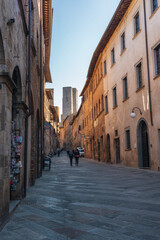 San Gimignano is a medieval town in Tuscany, Italy. - obrazy, fototapety, plakaty