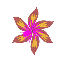 abstract floral design