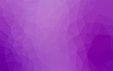 Light Purple vector low poly cover. A sample with polygonal shapes. Textured pattern for background.