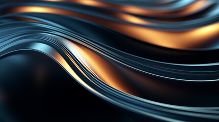 3d rendering of abstract wave pattern
