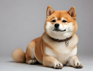 Portrait of the Shiba Inu dog